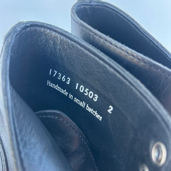 Thursday Boot Company Captain Lace Up Black Leather Ankle Boots Shoes 11 - Picture 7 of 13